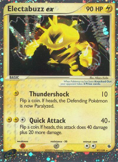 Electabuzz ex Pokemon Kaart