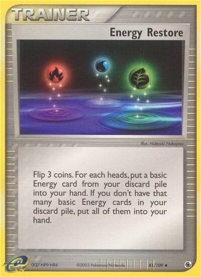 Energy Restore Pokemon Kaart