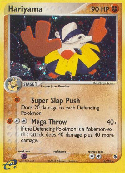 Hariyama Pokemon Kaart