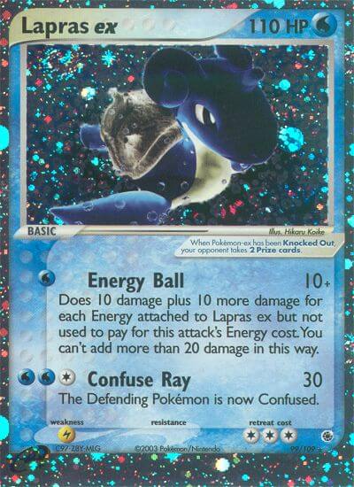 Lapras ex Pokemon Kaart