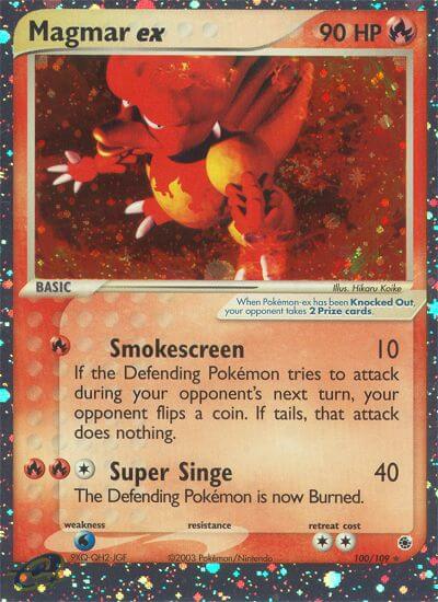 Magmar ex Pokemon Kaart