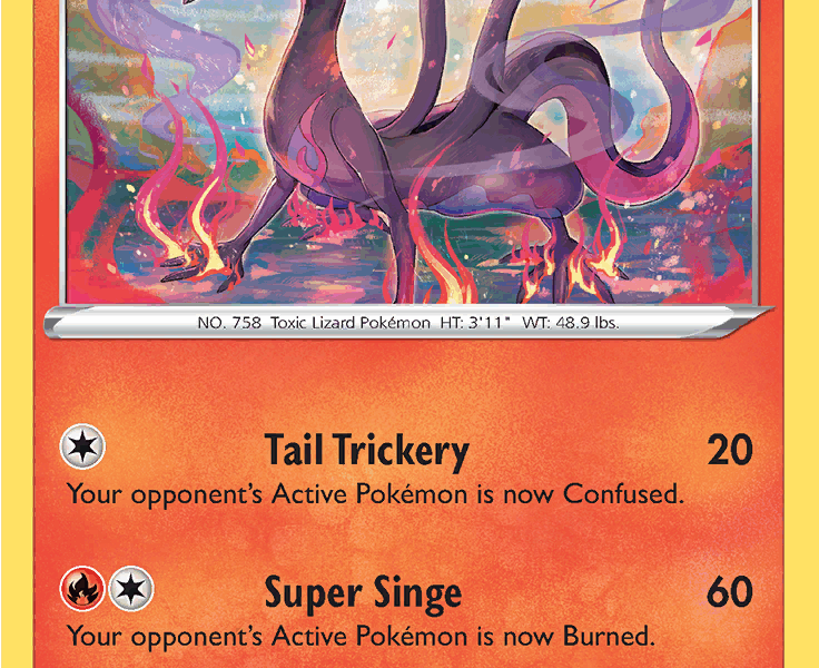 Salazzle Pokemon Kaart