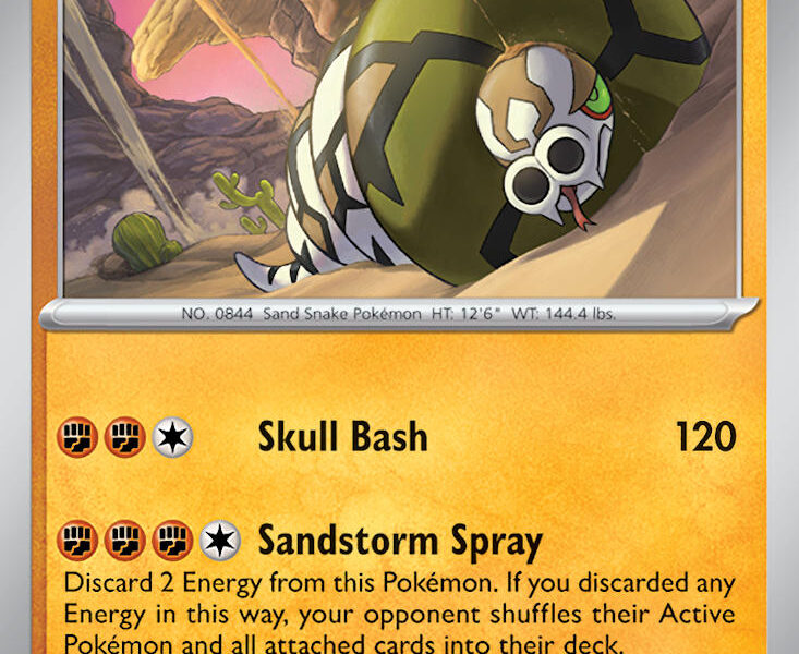 Sandaconda Pokemon Kaart