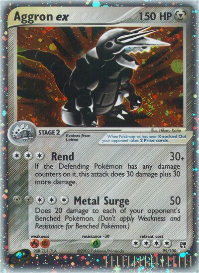 Aggron ex Pokemon Kaart