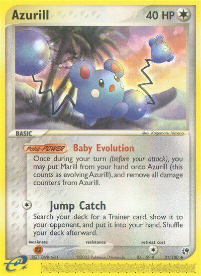 Azurill Pokemon Kaart