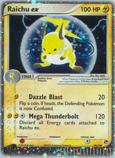 Raichu ex Pokemon Kaart