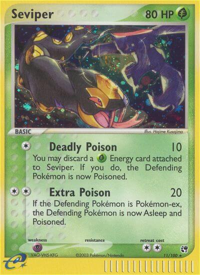 Seviper Pokemon Kaart