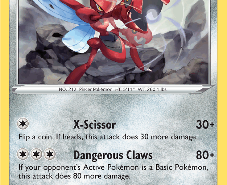 Scizor Pokemon Kaart