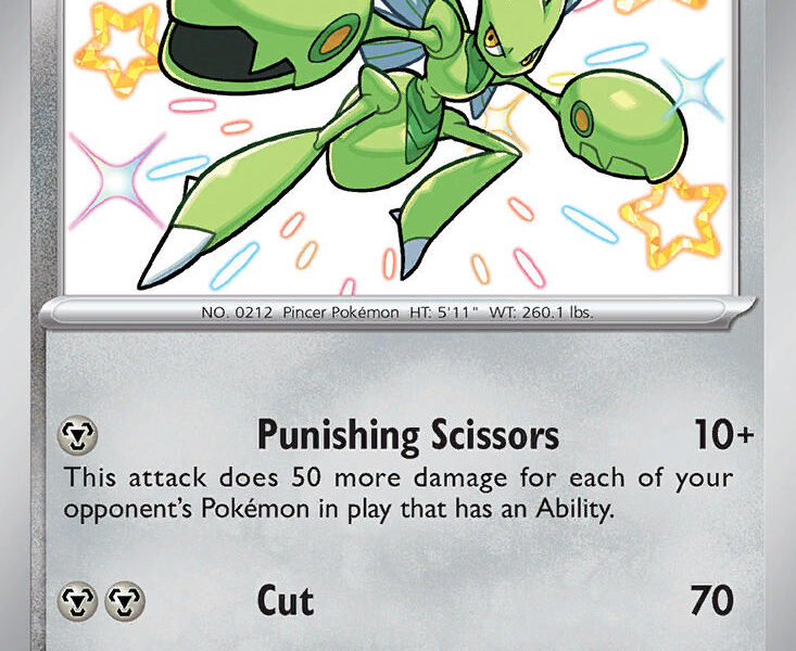 Scizor Pokemon Kaart