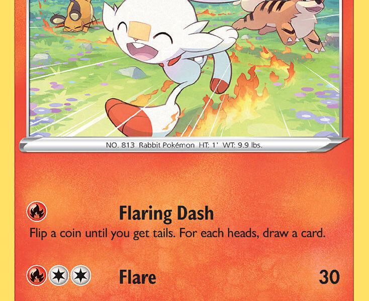 Scorbunny Pokemon Kaart