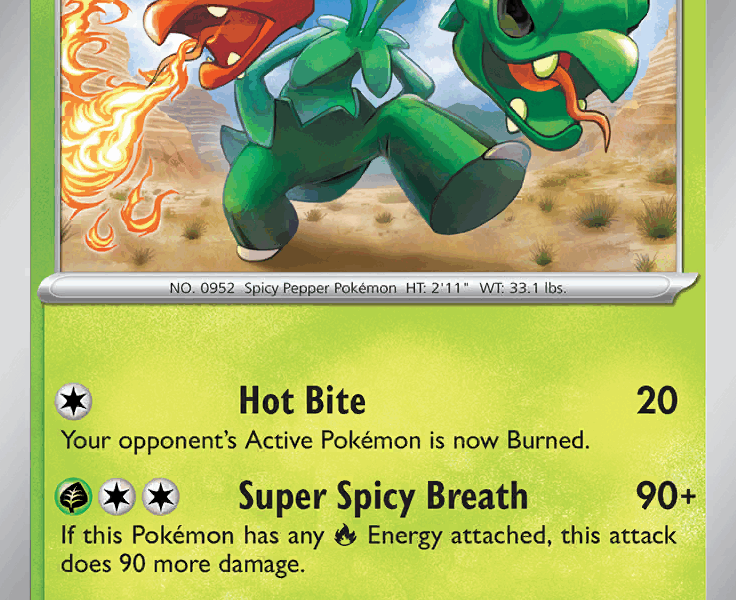 Scovillain Pokemon Kaart