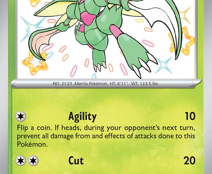 Scyther Pokemon Kaart