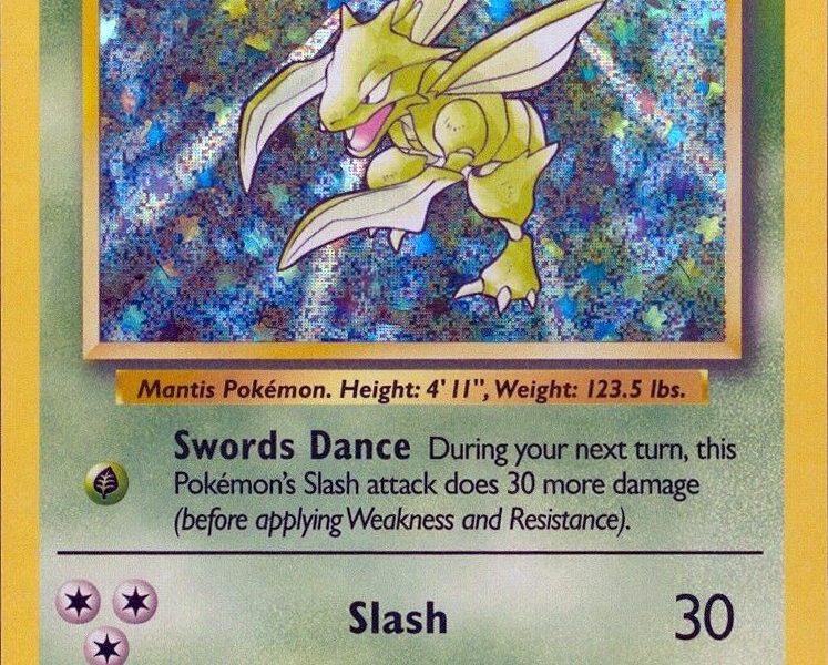 Scyther Pokemon Kaart