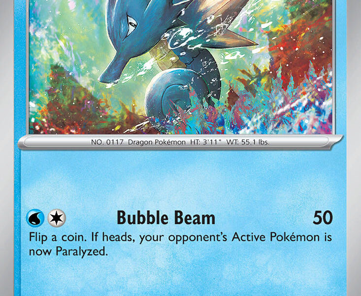 Seadra Pokemon Kaart