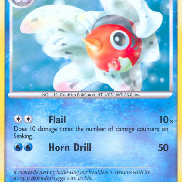 Seaking Pokemon Kaart