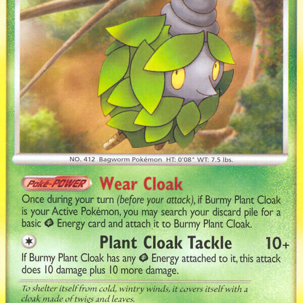 Burmy Plant Cloak Pokemon Kaart
