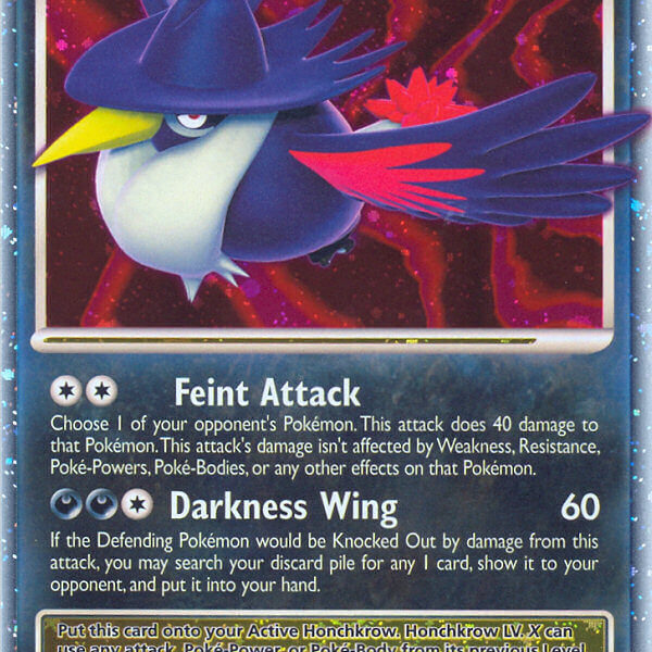 Honchkrow LV.X Pokemon Kaart