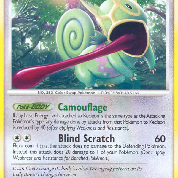 Kecleon Pokemon Kaart