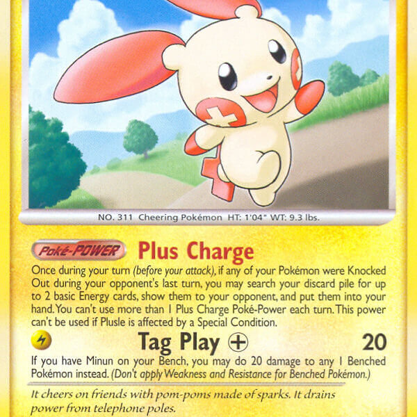 Plusle Pokemon Kaart