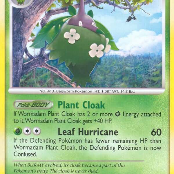 Wormadam Plant Cloak Pokemon Kaart