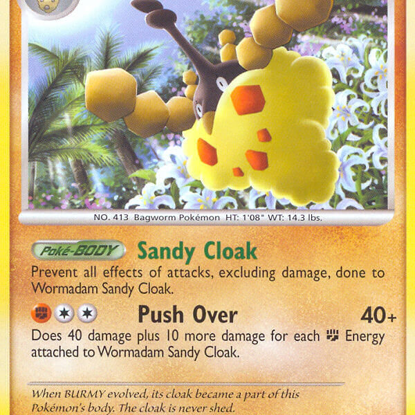 Wormadam Sandy Cloak Pokemon Kaart