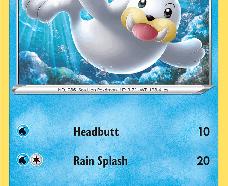 Seel Pokemon Kaart