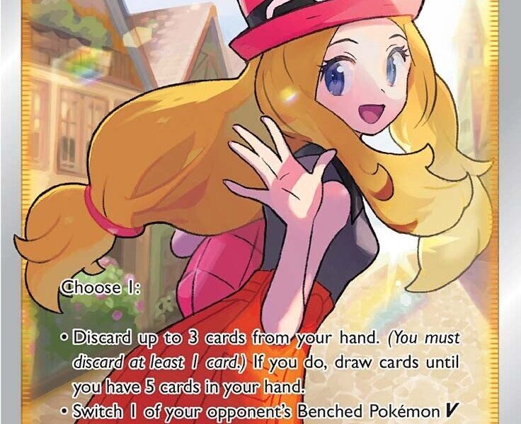 Serena (Full Art) Pokemon Kaart
