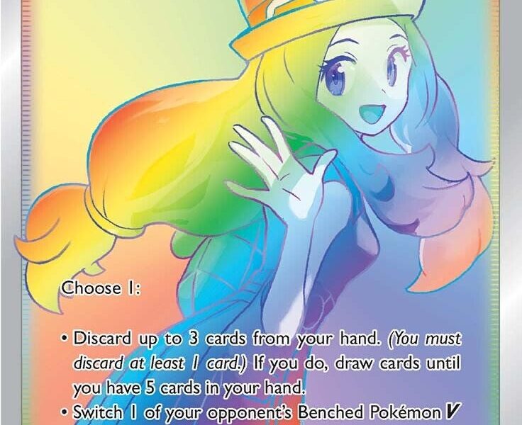Serena (Secret) Pokemon Kaart