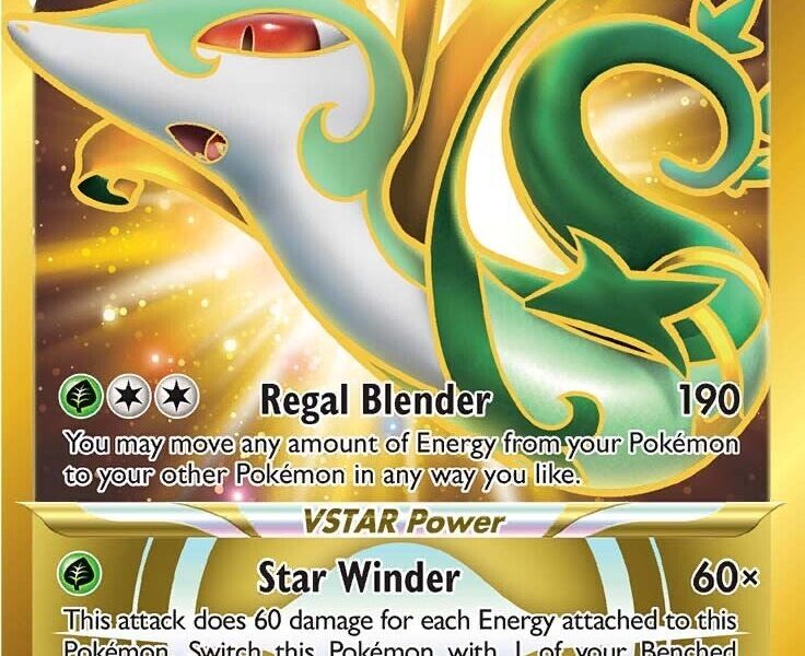 Serperior VSTAR (Secret) (210) Pokemon Kaart