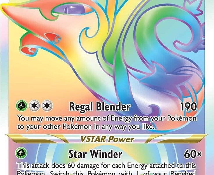 Serperior VSTAR (Secret) Pokemon Kaart
