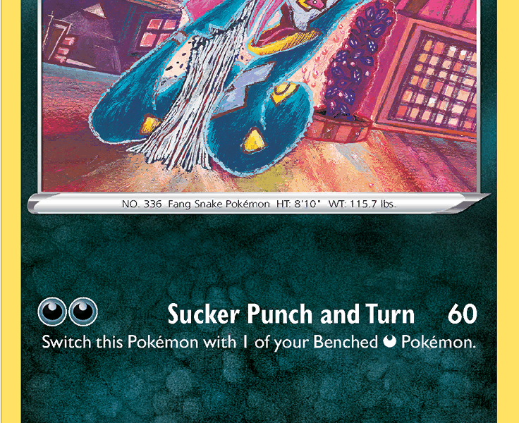 Seviper Pokemon Kaart