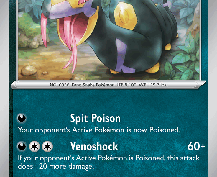 Seviper Pokemon Kaart