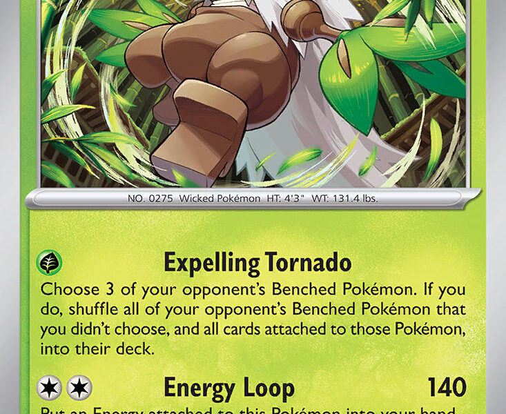 Shiftry Pokemon Kaart