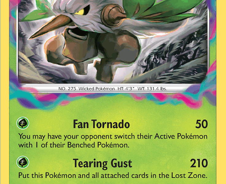 Shiftry Pokemon Kaart