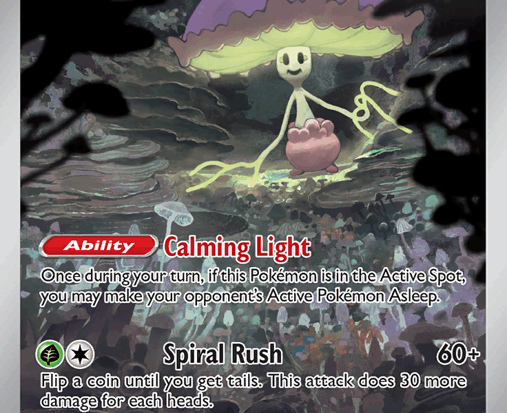 Shiinotic Pokemon Kaart