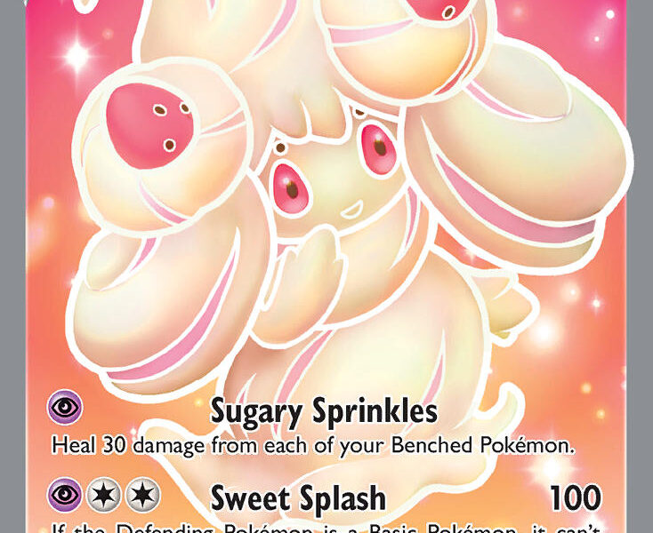 Alcremie V Pokemon Kaart
