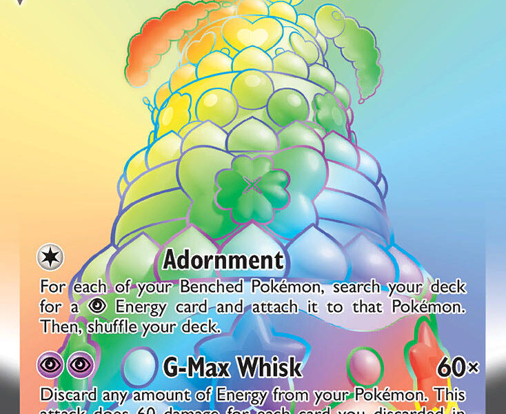 Alcremie VMAX Pokemon Kaart