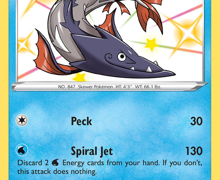 Barraskewda Pokemon Kaart