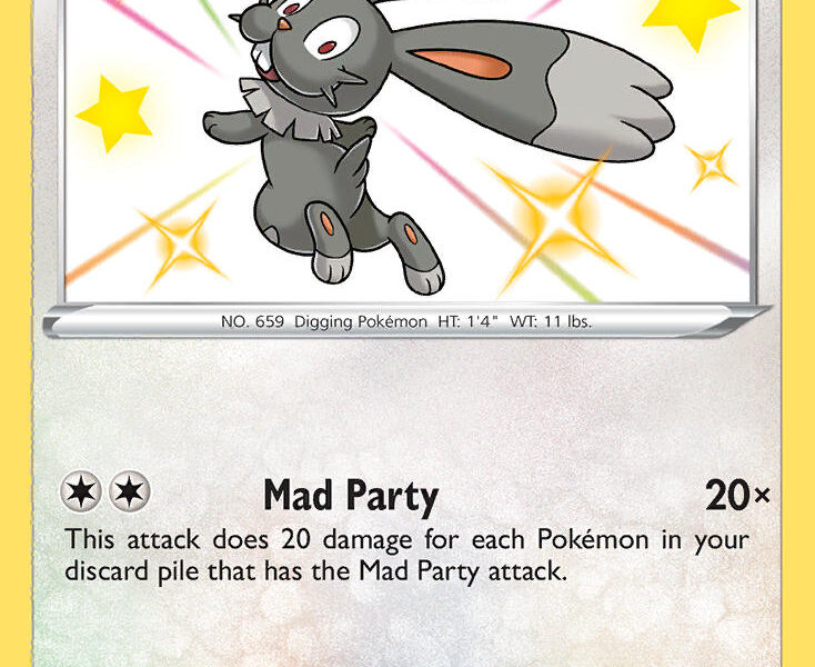 Bunnelby Pokemon Kaart