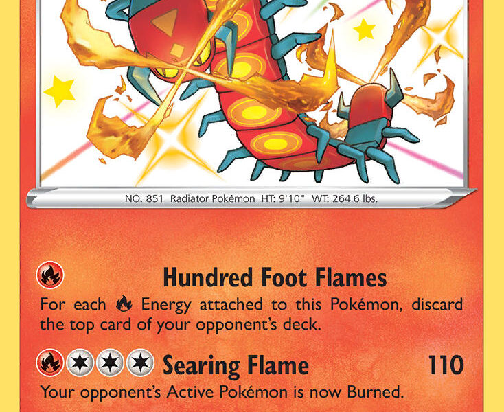 Centiskorch Pokemon Kaart