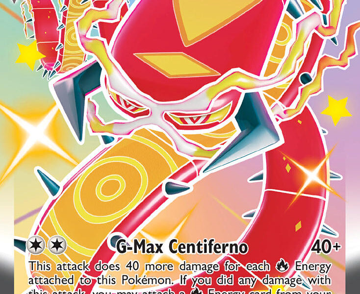 Centiskorch VMAX Pokemon Kaart