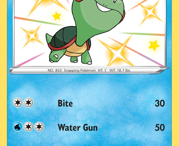 Chewtle Pokemon Kaart
