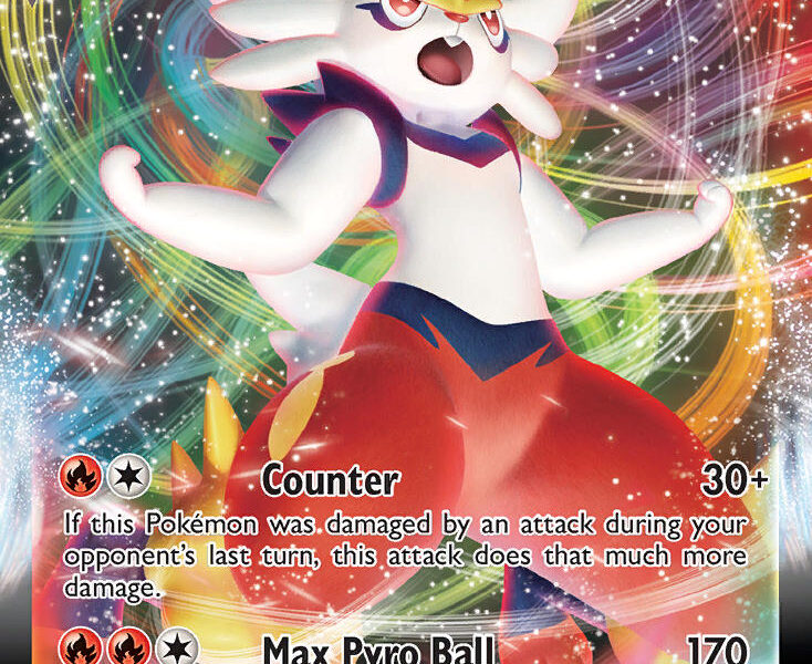 Cinderace VMAX Pokemon Kaart