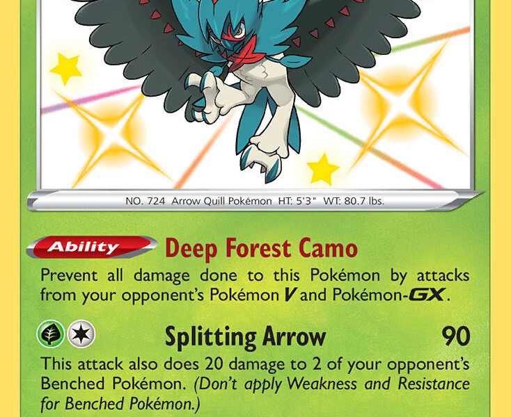 Decidueye Pokemon Kaart