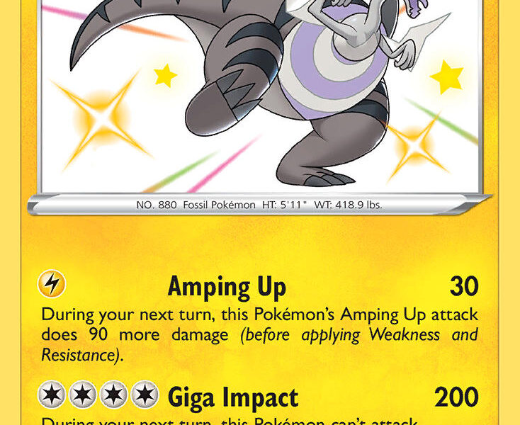 Dracozolt Pokemon Kaart