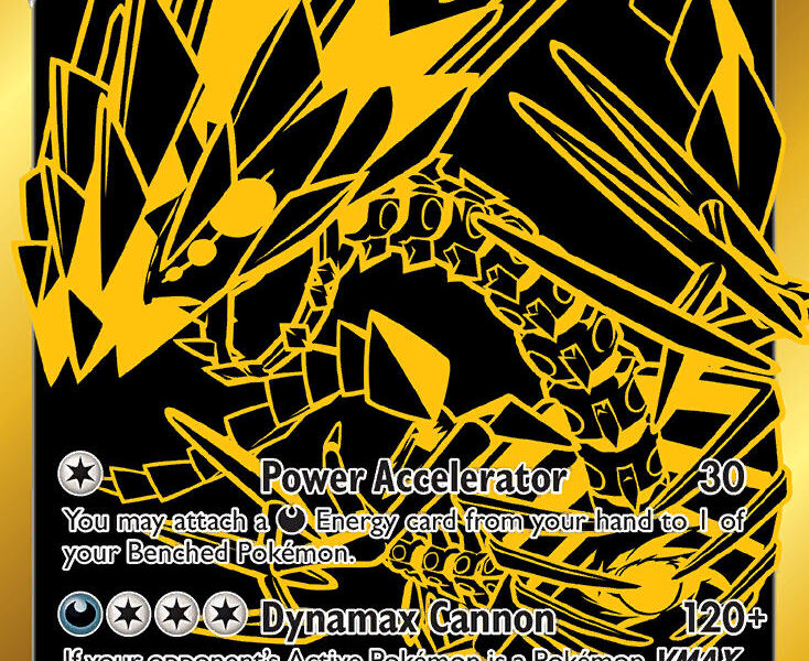 Eternatus V Pokemon Kaart