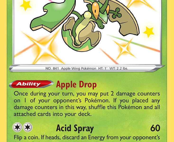 Flapple Pokemon Kaart