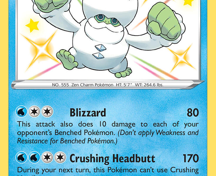 Galarian Darmanitan Pokemon Kaart