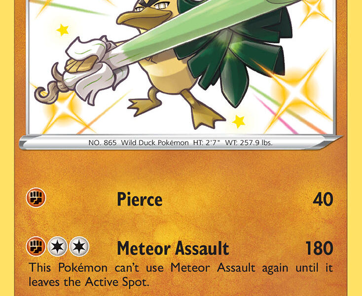 Galarian Sirfetch’d Pokemon Kaart