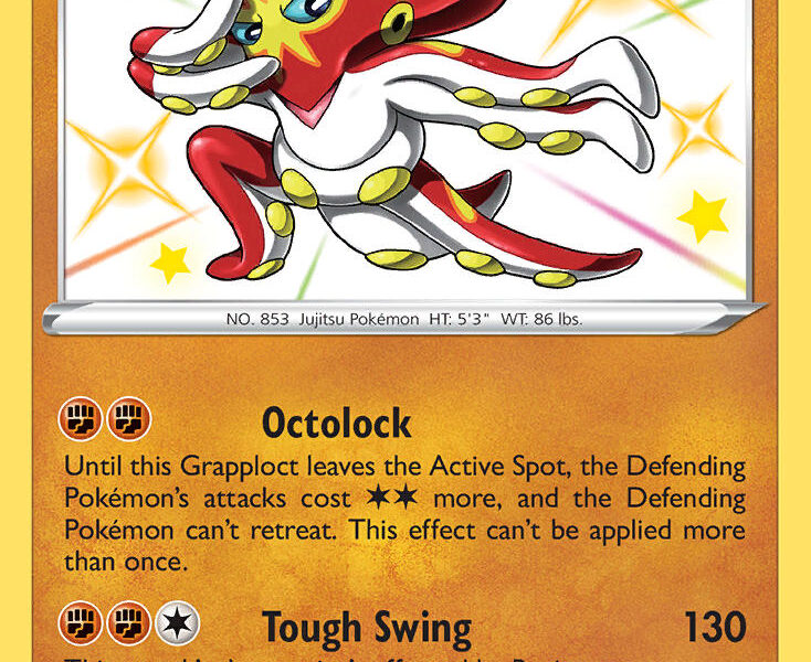 Grapploct Pokemon Kaart